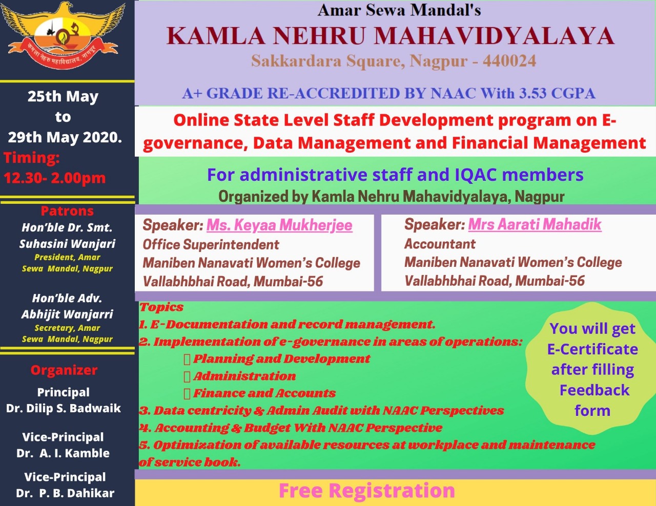 webinar Leaflet